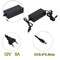 12V 3A AC to DC Power Adapter Dual Cable Converter Universal 5.5x2.1-2.5mm