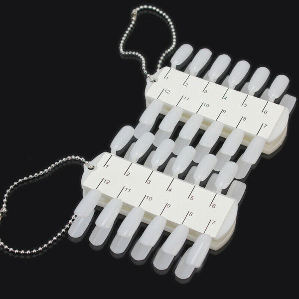 48 Tips Colours Nail Art Portable Practice Display Pallette DIY Salon Supply