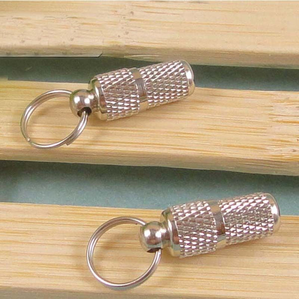 2X Anti-Lost Pet Dog Cat Puppy ID Address Name Labels Tags Barrel Tube Colla JR