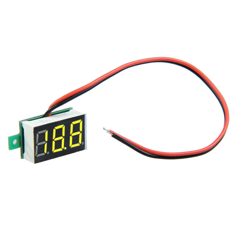 Mini DC 2.5-30V Red LED Panel Voltage Meter 3-Digital Display Voltmeter Tester
