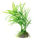 10PCS Plastic Green Aquarium Fish Tank Plant Green W3A2