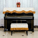 Universal Upright Piano Dustproof Top Cover Cloth with Tassel Decor for Standard