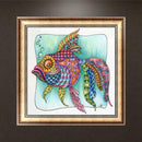 5D Embroidery Rhinestones Cross Stitch Decor Gift DIY Fish Diamond Painting