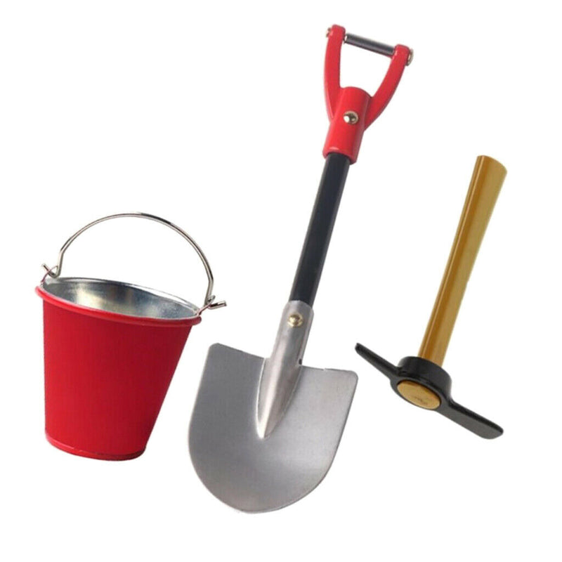 RC Accessory Bucket Shovel Pickaxe for 1/10 Traxxas TRX-4 D90 D110 Body Decor