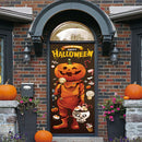 2pcs Halloween Pumpkin Lantern Wall Stickers Self-adhesive Removable Decals A