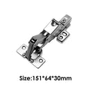 Mute Large Angle Hydraulic Damping Hinge Cabinet Door Hinges (Middle Bend) A