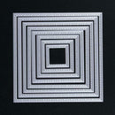 8 DIY Square Cutting Dies Stencils Embossing Card Scrapbooking Album SN9F