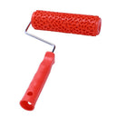 7Inch Embossed Painting Roller with Plastic Handle for Wall Decor - EG317T_ E1M6