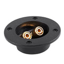 2-Way Speaker Car Box Terminal Round Spring Cups Connector Subwoofer Enclos V7T9