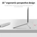 Aluminum Laptop Stand Foldable Desk Holder for 7-15.5 inch Notebook Tablet