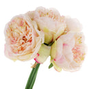 Handmade Wedding Bouquet Peony Silk Floral Bridal Hydrangea Decor Champagne