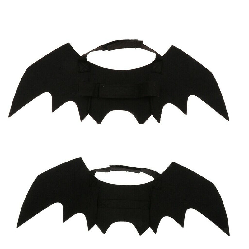 2x Pet Cat Bat Wings Kittens Black Bat Transfiguration Halloween Cat Costume