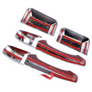 6X Chrome Door Handle Cover Trim Molding Catch fit for Jeep Compass 2007-2016
