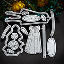 Lotus Leaf Pretty Girl Metal Cutting Dies for  Scrapbooking DIY Craft Paper