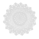 Flower White Lace Hand Crochet Doily Doilies Floral Table Mat Placemat 30cm