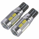 New T10 LED Auto Car Light Bulb 12V Interior Parking Projector Lens White 1Pc YK