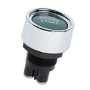 Car Engine Ignition Start Switch Green LED Background Push Button Starter 12V