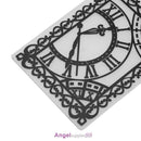 1pc Clock Plastic Embossing Folder Template For Scrapbooking DIY Photo