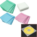 100 CD DVD BLURAY DISC CLEAR PLASTIC SLEEVE WALLET COVER CASE THICK 100