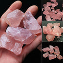 1pc New Natural Pink Rose Quartz Crystal Specimen Healing Natural Rough Stones