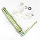 Practical Fimo Clady Extruder Green with 19 Disc Cake Deco SGM