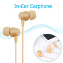 3.5mm Wired Earphone Deep Bass Noise Reduction Sound Stereo Music In-Ear Earbuds
