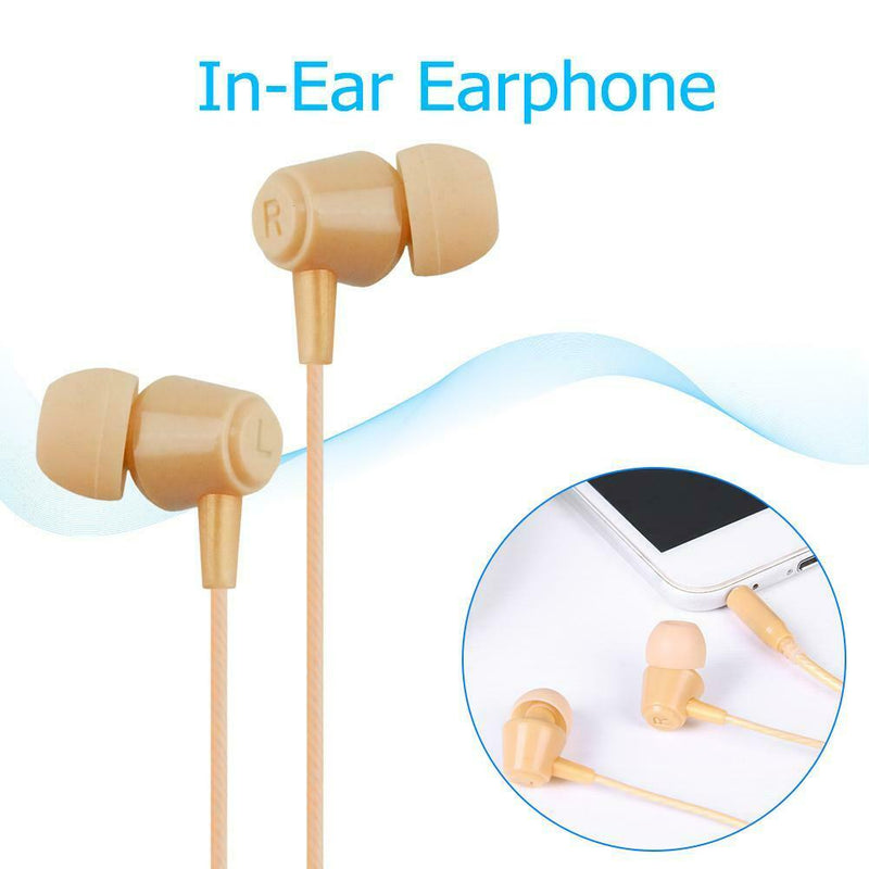 3.5mm Wired Earphone Deep Bass Noise Reduction Sound Stereo Music In-Ear Earbuds