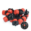 50pcs Adjustable 8-Holes Dripper Drip Irrigation Plant Flow Water Sprinkler