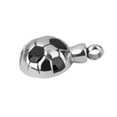 Stainless Steel Sports Soccer Ball Football Pendant Cremation Jewelry