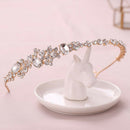 Simple Women Rhinestone Headband Bridal Tiara Wedding Dress Accessories Ele