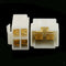 10 Kits 4 Way Pin 6.3mm Electrical Locking TAB Connector Plug & Socket Kit