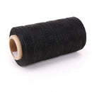 Flat wax wire coil 260M leather leather DIY DIY black