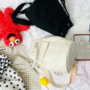 Fashion Backpack Women's Bag Large Capacity Canvas Rope Travel Bag Multi-Pu
