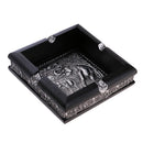 Thailand Style Wood Cigar Ashtray Tobacco Ash Tray for Patio/Outdoor/Indoor -