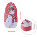 1pcs Xmas Candy Box Oval Shape Tinplate Christmas Themed Case For DecoratioSEAU