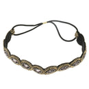 Retro 1920s  Applique Beads Headband Bride Girls Flapper Headpiece