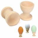 12Pcs Wooden Egg Rack Home Kitchen Eggs Holding Cup Desktop Refrigerator Eg V6P7