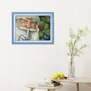 Cheerful Christmas Cross Stitch Needlework 14CT Stamped Embroidery (R308)