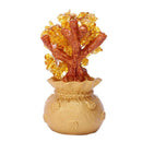 Mini Crystal Money Tree Feng Shui Traditional Bring Luck Wealth Home Decor  R6W8