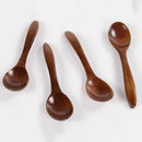 1Pcs Wooden Spoon Bamboo Kitchen Utensil Tool Soup Catering.-Kit Teaspoon U2K9