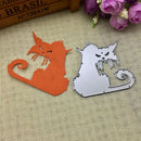 Angry cat Metal Cutting Dies For DIY Scrapbooking Album Embossing Paper Cards JR