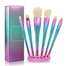 6x Pro Eyeshadow Brushes Set Powder Foundation Lip Brush Makeup Cosmetic U LCJ