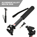 75cm Extendable Selfie Stick Pole Aluminum Monopod for GoPro Hero 7 6 5 4 3+ 3