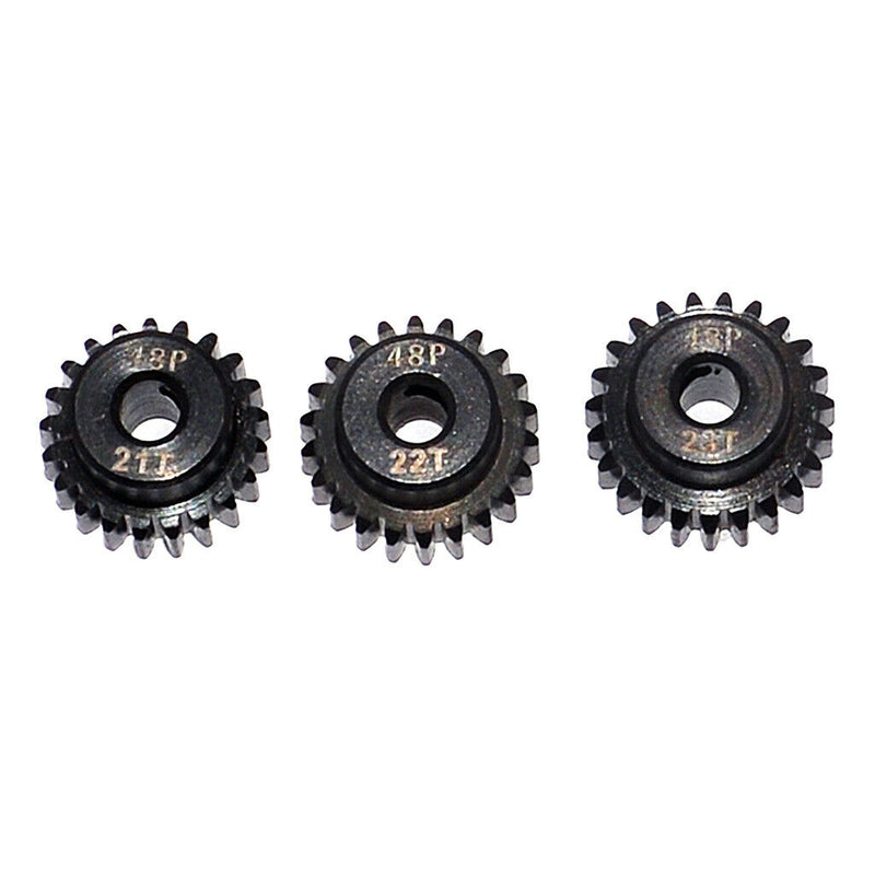 3pcs Gears Motor Gears Without Steel Brush [21T 22T 23T] 48DP RC Car