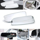 2Pcs Car Rearview Mirror Blind Spot Side Rear View Convex Wide Angle Adjustable