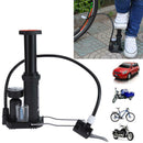Mini Portable High-pressure Foot Pump Bike Bicycle MTB Tire Floor Inflator Black