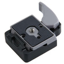 Black Camera 323 Quick Release Adapter with Manfrotto 200PL-14 Compat Plate hv2n