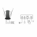 50 Mile Indoor TV Antenna Signal Amplifier Booster Digital TV 1080P HDTV I DSH