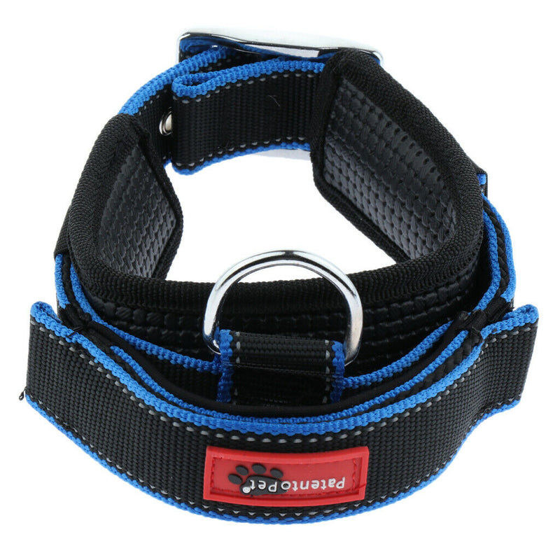 Pet Dog Collar Neck Belt with Adjustable Strap Dog Cat Pet Accessories Blue