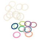 20x Silicone Baby Pacifier Holder Adapter O Ring Dummy Clips for Mixed